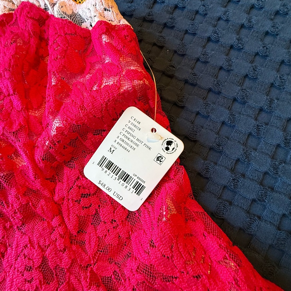 Free People Red Lace Camisole - Picture 3 of 6